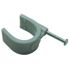 Steffen Kabelhalter, Kunststoffmaterial, Ø 20 mm, 20er-Pack – grau