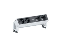 Bachmann DESK2 Aufbau-Anschlussfeld 2× Schutzkontakt (Typ F) – Wieland GST18 Eingang, Berührungsschutz