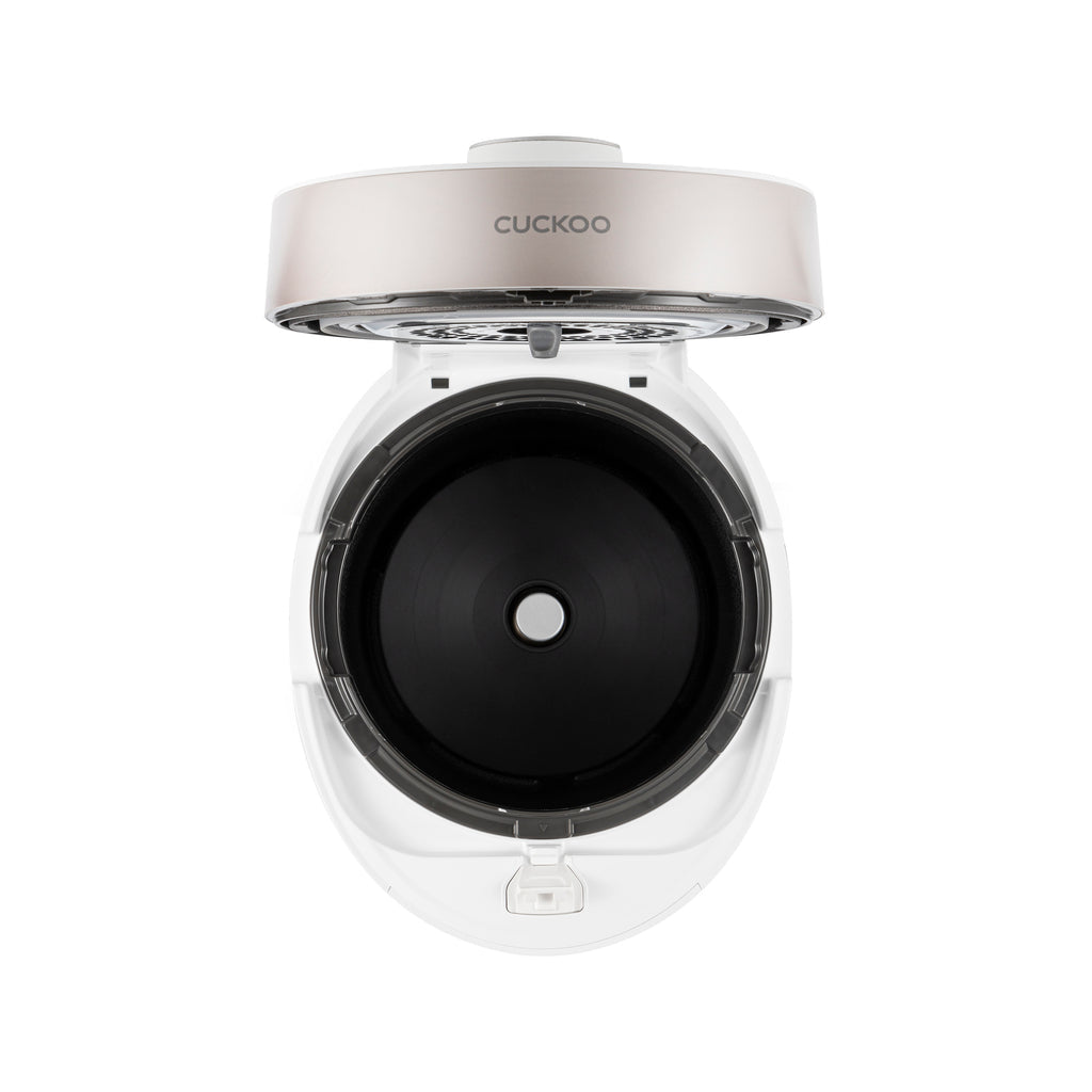 Cuckoo Reiskocher CRP-ST0609F – 1,08 l, 880 W, Warmhaltefunktion – Champagner/Weiss