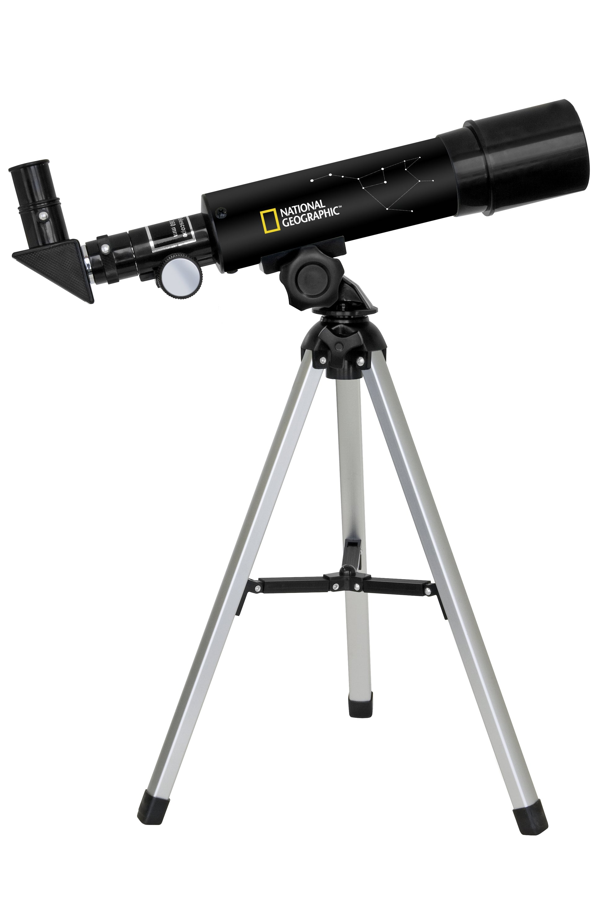 National Geographic Experimentier-Bausatz – Tele-/Mikroskop-Set, 60×, mit Stativ, ab 8 Jahren