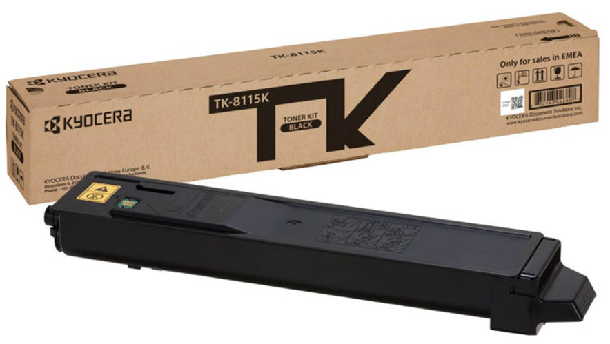 Kyocera – Toner TK-8115K – Schwarz, 12000 Seiten – für Ecosys M8124cidn/M8130cidn