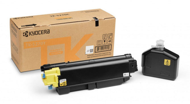 Kyocera – Toner TK-5270Y – Gelb, 6000 Seiten – für Kyocera Ecosys P6230, P6230CDN, M6630 und andere
