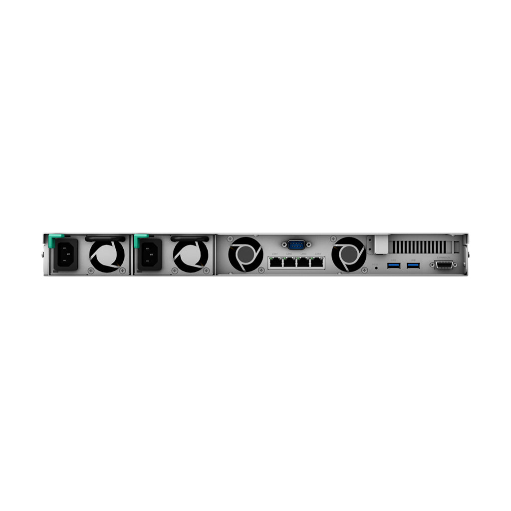 Synology RS1619xs+ – 4-Bay Rack 1U NAS – Intel Xeon D-1527, 8 GB RAM, 1GbE, DSM, redundantes Netzteil
