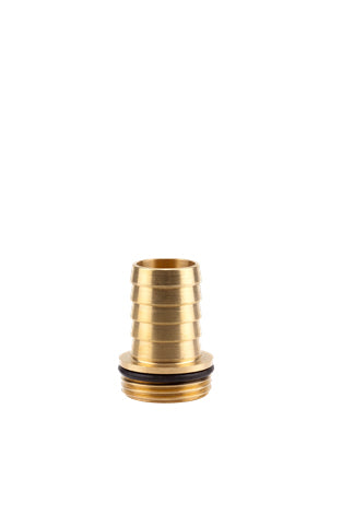 Gardena Schlauchanschluss 7251-20 – Messing, 1" Anschluss, Schlauch 25 mm, für Innenwasserhahn, 1 Stk