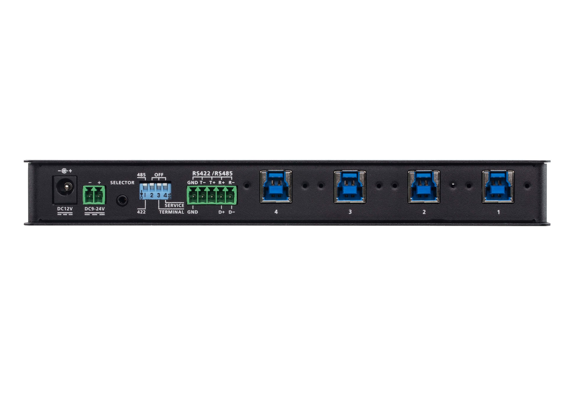 ATEN US3344I USB-Hub – USB-A, 4× USB-B, für Windows/Mac/Linux