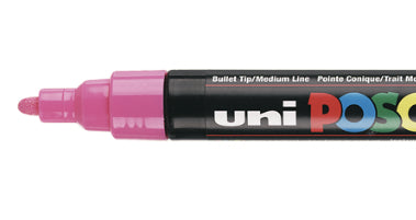 Uni-Ball POSCA Kreativ-/Pigmentmarker – Rundspitze 1,8–2,5 mm, rosa, deckend, wasserbasiert – für viele Oberflächen