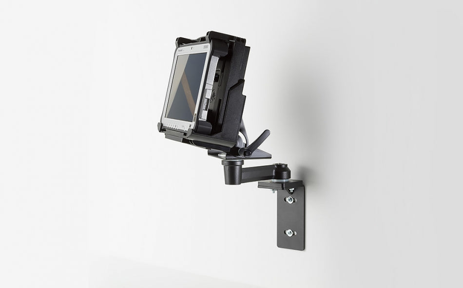Gamber-Johnson 7170-0598 – Monitor-Wandhalterung – VESA 75×75 mm – 360° drehbar, neigbar 0–90° – Schwarz