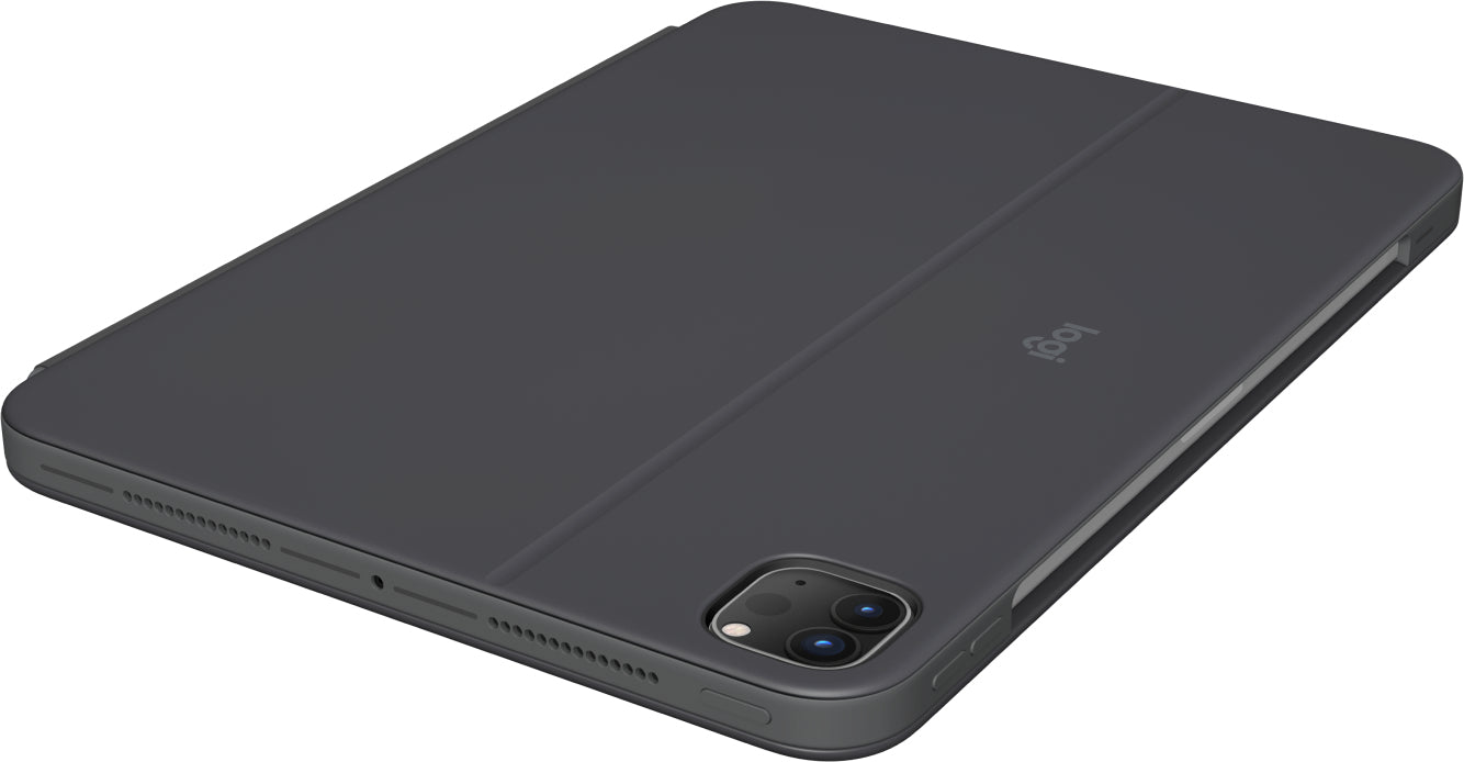 Logitech Combo Touch – Tastatur, kabelgebunden (Smart Connector), DK-Layout (DA), Graphit – für iPadOS