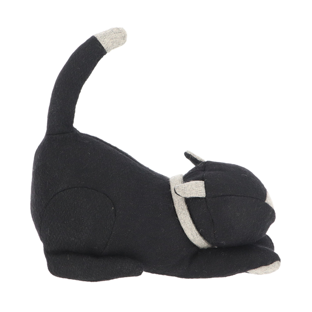 Esschert Design Türstopper – Filz/Marmor/Polyester – Schwarz – Ø 260 × H 270 mm