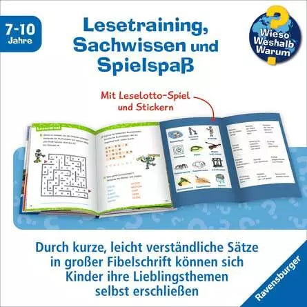 Ravensburger Buch – Wieso? Weshalb? Warum? Erstleser: Roboter (Band 14), Hardcover, 64 Seiten, ab 7 Jahren