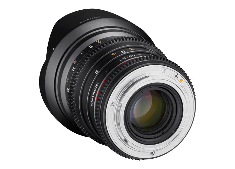 Samyang 20mm T1.9 ED AS UMC Weitwinkelobjektiv – f/1.9 – für Sony E-Mount (APS-C, Vollformat)