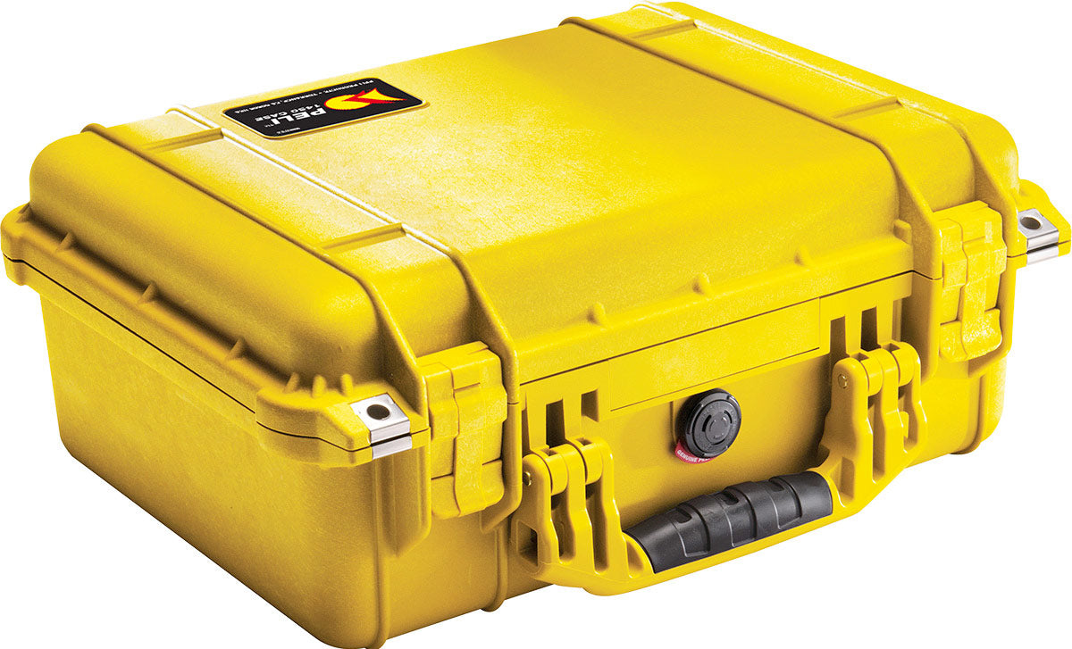 Peli Schutzkoffer Case 1450 – 15 l, Hartschale, Gelb, 40,9 × 17,5 × 33,1 cm
