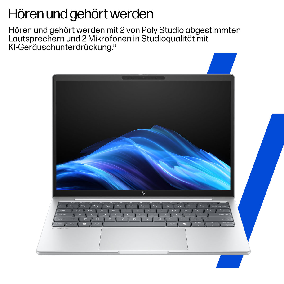 HP EliteBook 8 G1A – 16" WUXGA, Ryzen AI 7 250, 32 GB, 1 TB SSD, Win 11 Pro
