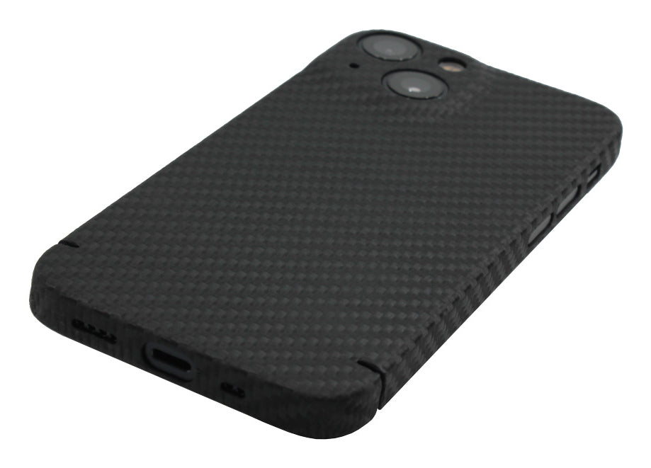 nevox Backcover – für Apple iPhone 14 Plus, MagSafe, Aramid+Carbon+Vectran, Schwarz