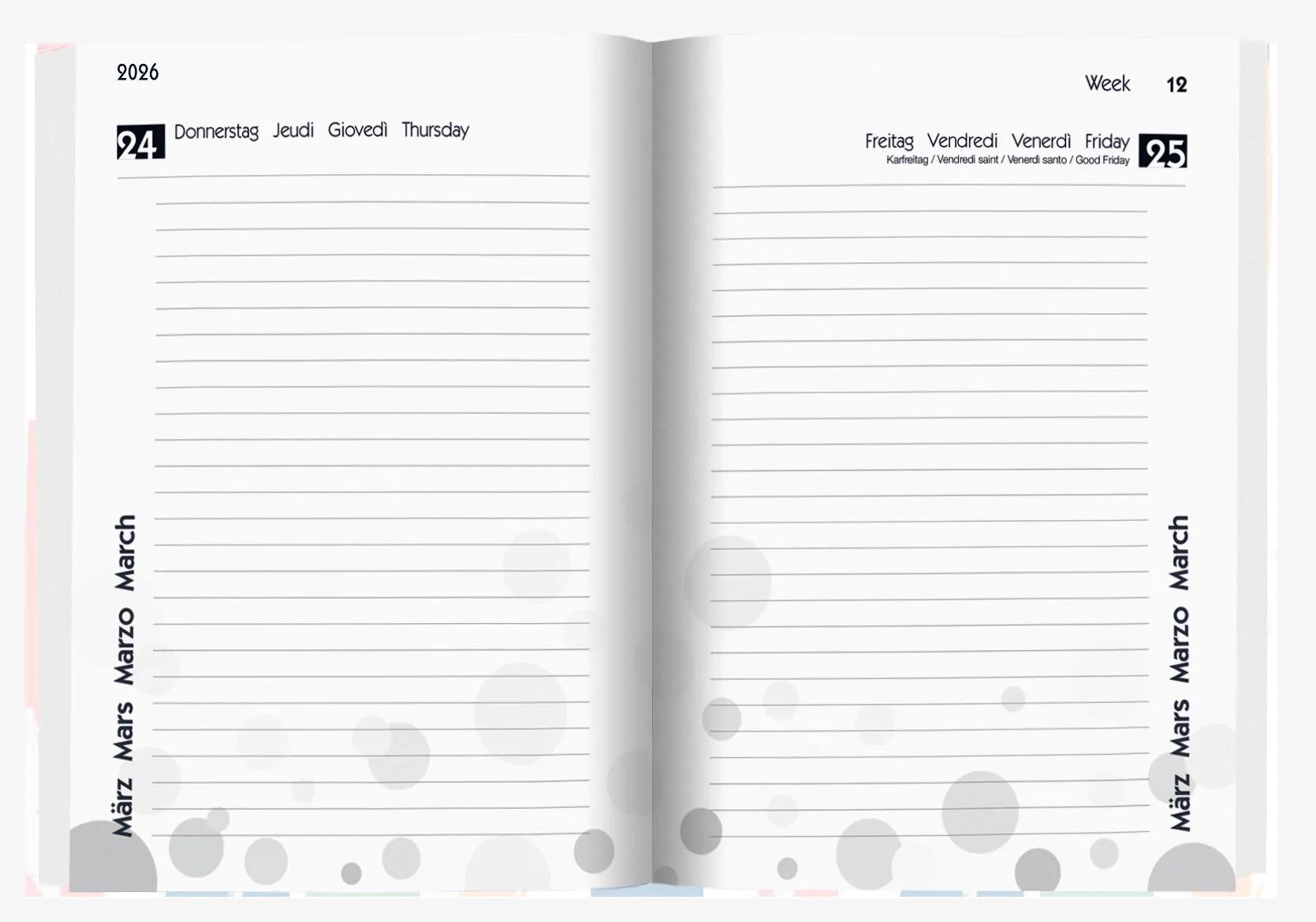 Biella mydiary Schüleragenda – 1 Tag/Seite, gebunden, 12 × 16,5 cm, Aug–Jul, Summer, FSC