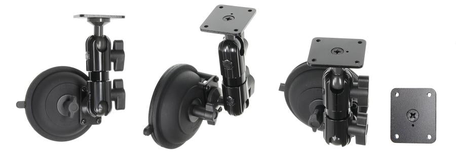 Brodit Auto-Halterung, Saugnapf, 360° drehbar – universal – Schwarz