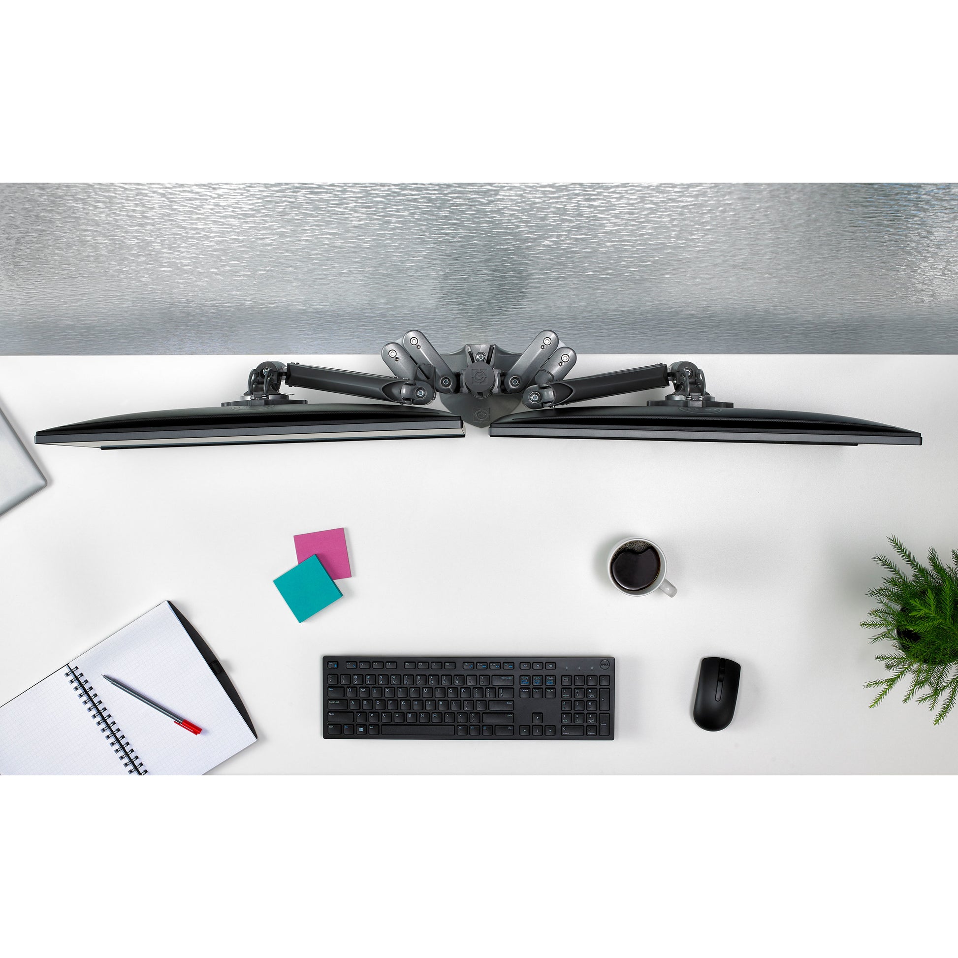 Chief KXC330B – Monitorarm Tischhalterung – Klemme/Durchführung – 3 Monitore – 10–30" – VESA 75×75/100×100 mm