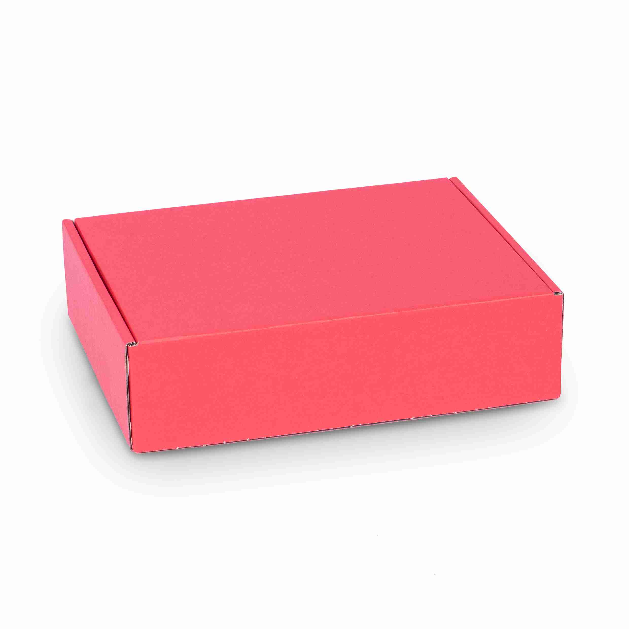 Model Geschenkbox rot – 232 × 62 × 182 mm – Klappdeckel – 1 Stk., ab 60 Stk.