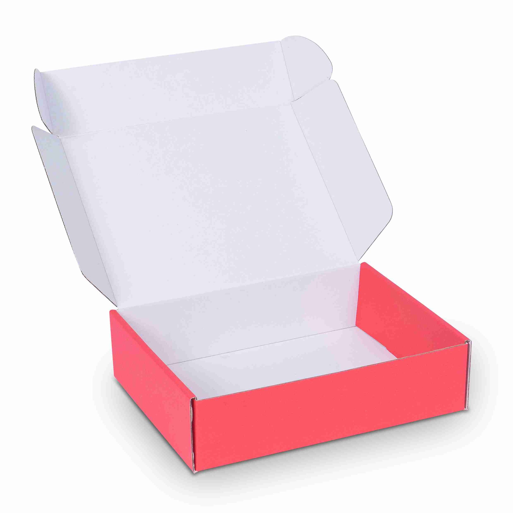 Model Geschenkbox rot – 232 × 62 × 182 mm – Klappdeckel – 1 Stk., ab 60 Stk.