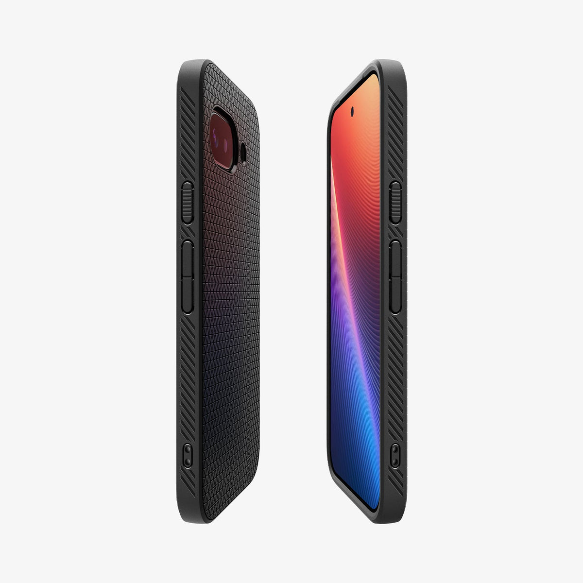 Spigen Liquid Air – Backcover – für Google Pixel 9a, TPU, Schwarz