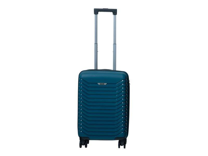 KOOR Trolley Manila – 40 l, Hartschale, 4 Rollen, mit TSA, Petrol, 34 × 56 × 21 cm