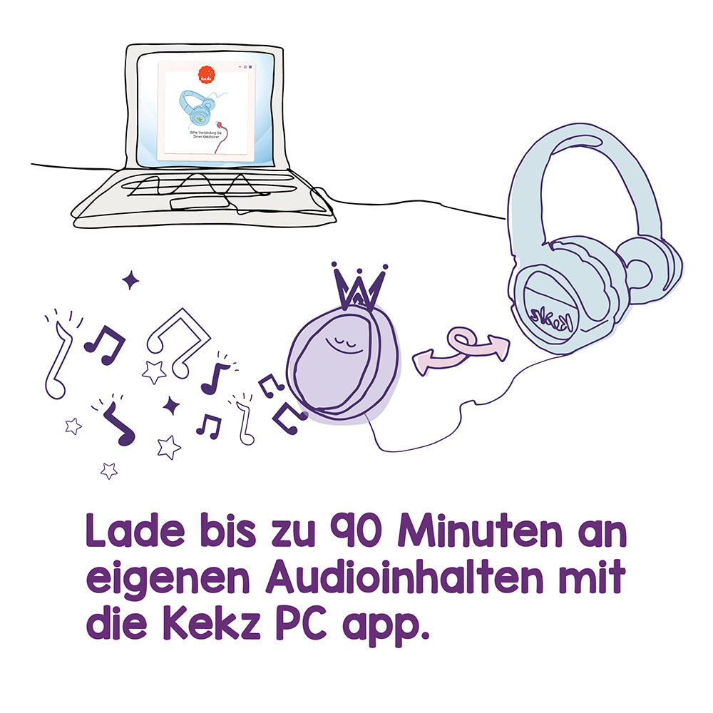 Kekz DE-K23-9885 Kinderkopfhörer – Blau