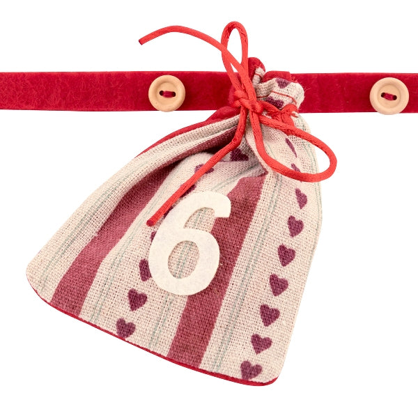 Pajoma Adventskalender – Weihnachten – zum Befüllen, 24-teilig – 180 × 5 cm