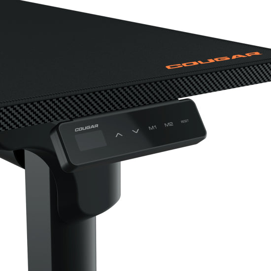 COUGAR Gaming COUGAR E-GRAV 160 – Höhenverstellbarer Tisch, 160 × 75 cm, elektrisch, 73–118 cm, 120 kg, schwarz