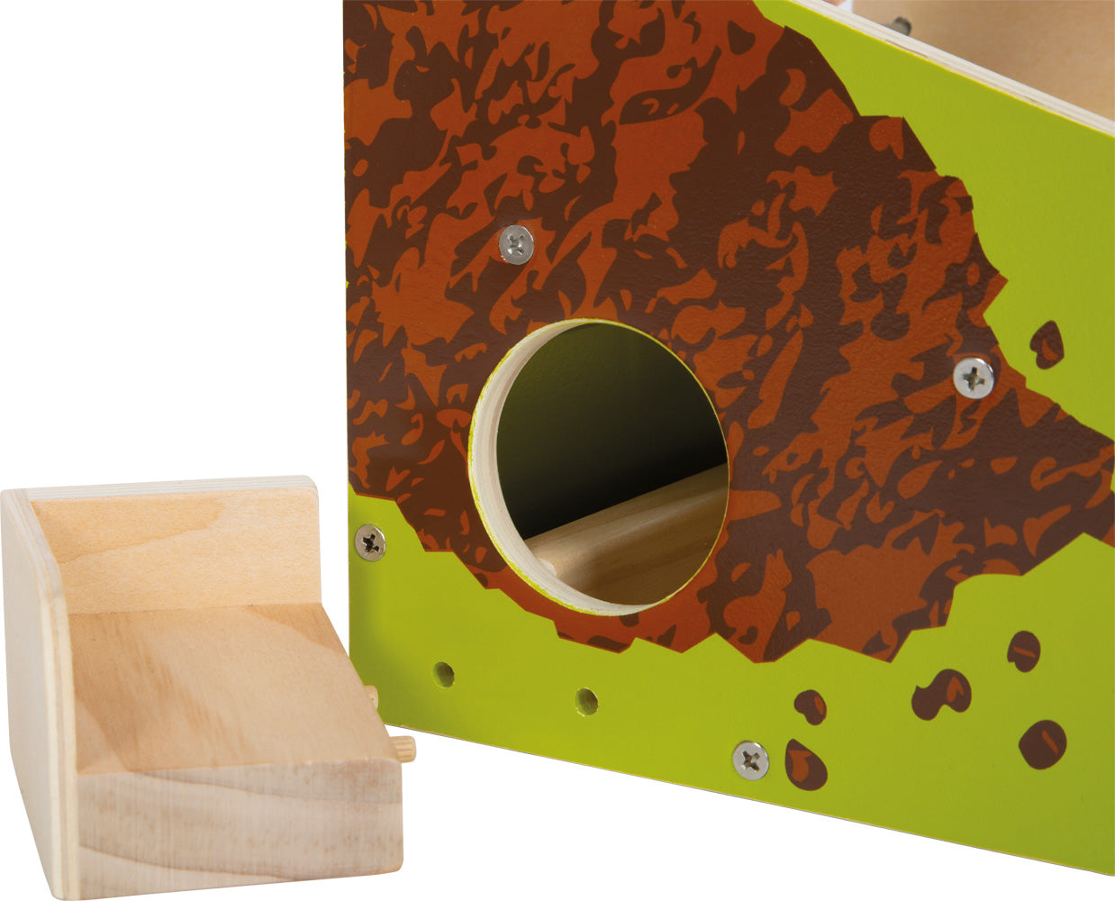 Small foot Minigolf-Set Maulwurf – 1 Stück – ab 3 Jahren – Filz, Metall, Holz – mehrfarbig