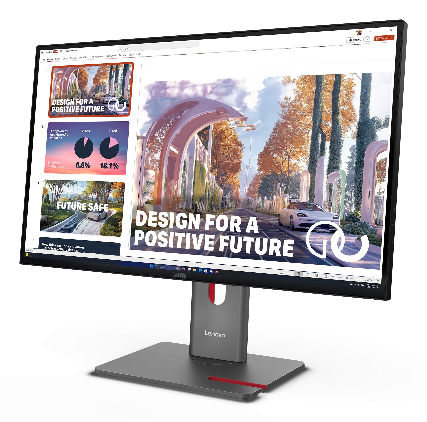 Lenovo ThinkVision P27QD-40 – 27", 2560 × 1440 (WQHD), IPS, 120 Hz, LAN