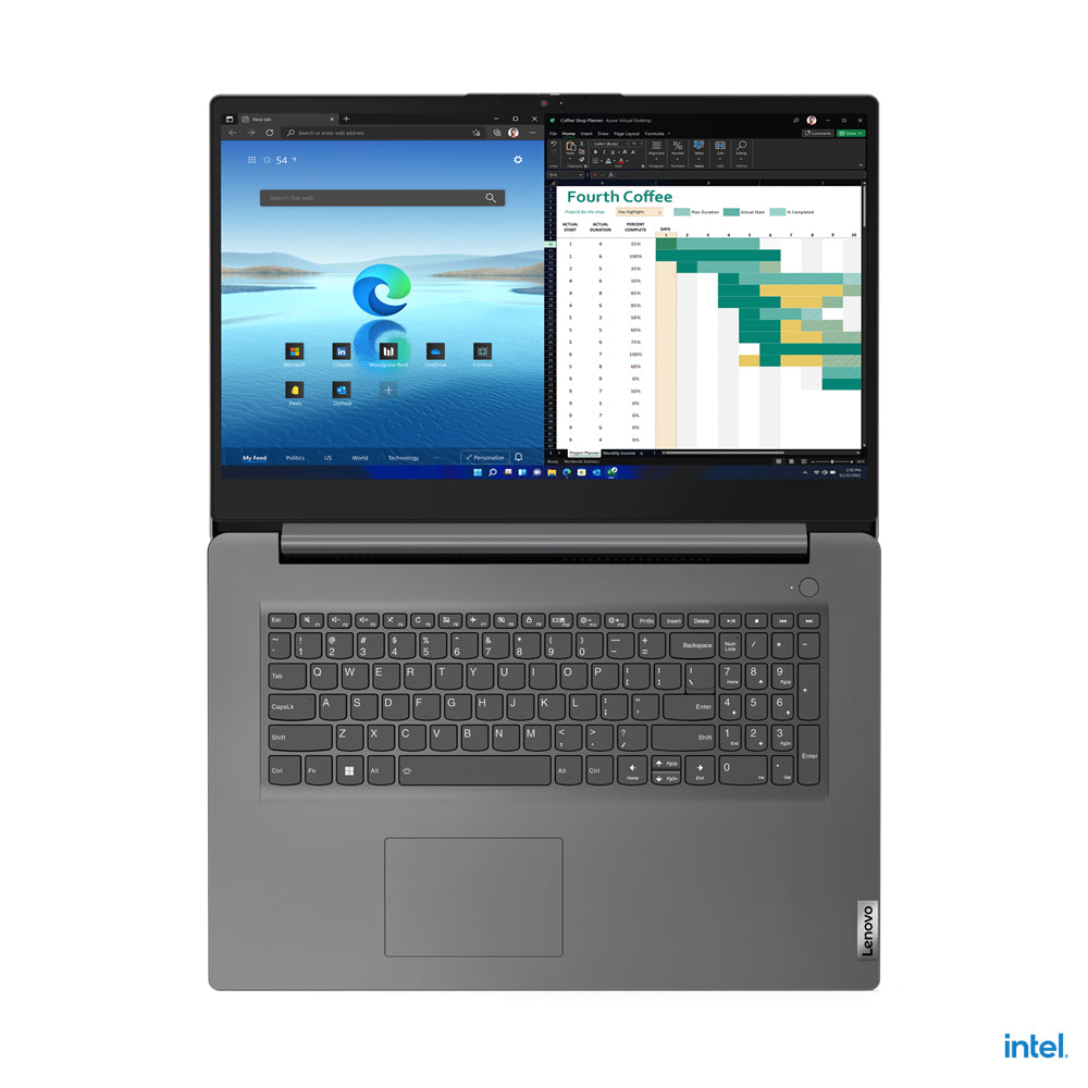 Lenovo V17 G4 Iru – 17,3" WUXGA, U300, 8 GB, 512 GB SSD, Win 11 Home