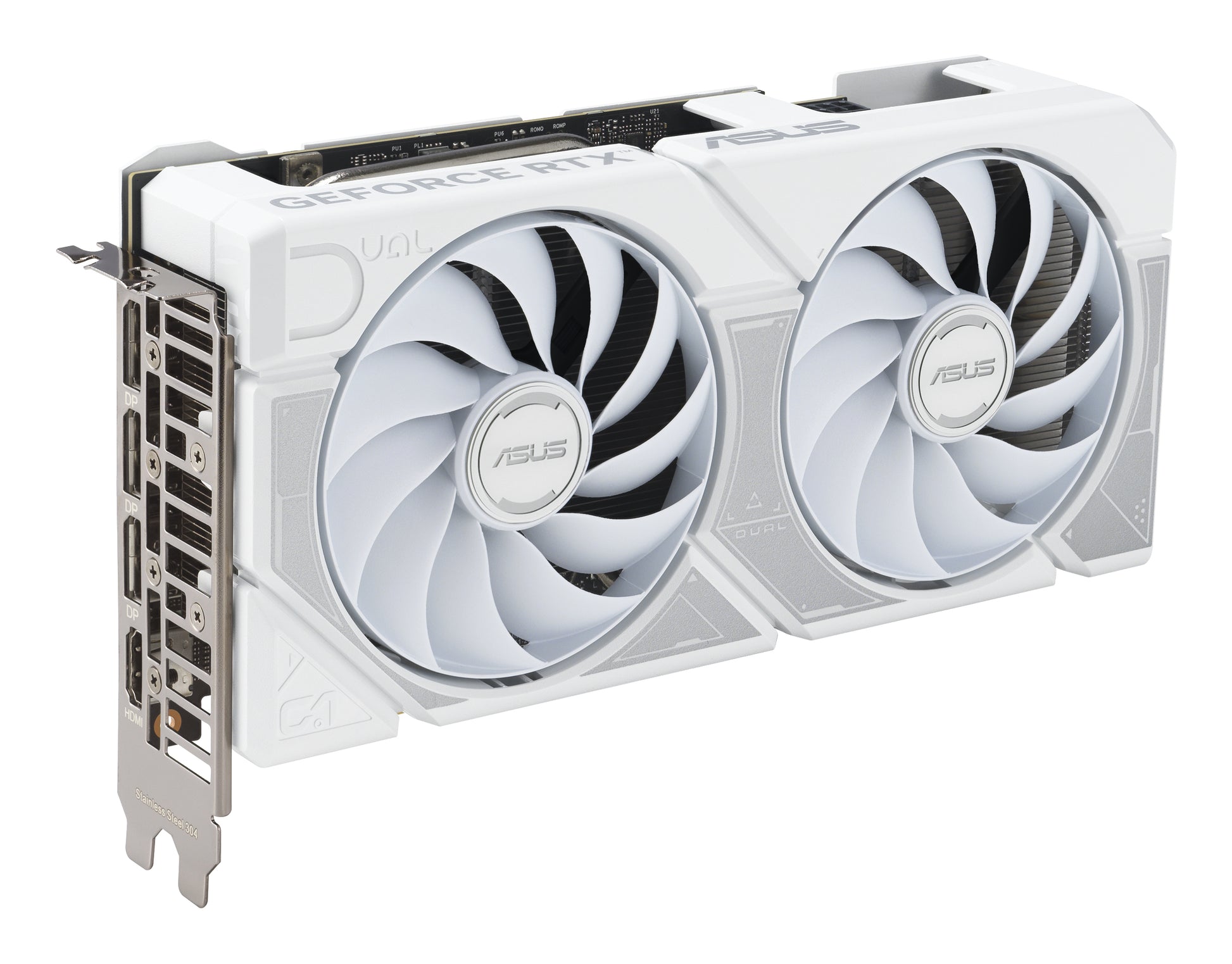 ASUS DUAL-RTX5060TI-O16G-WHITE – Grafikkarte – GeForce RTX 5060 Ti, 16 GB GDDR7, PCIe 5.0, 3×DP/1×HDMI, Weiss