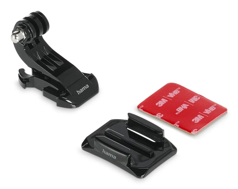 Hama 00004571 Helmhalterung (Klebepad) – für GoPro-kompatible Action-Cams