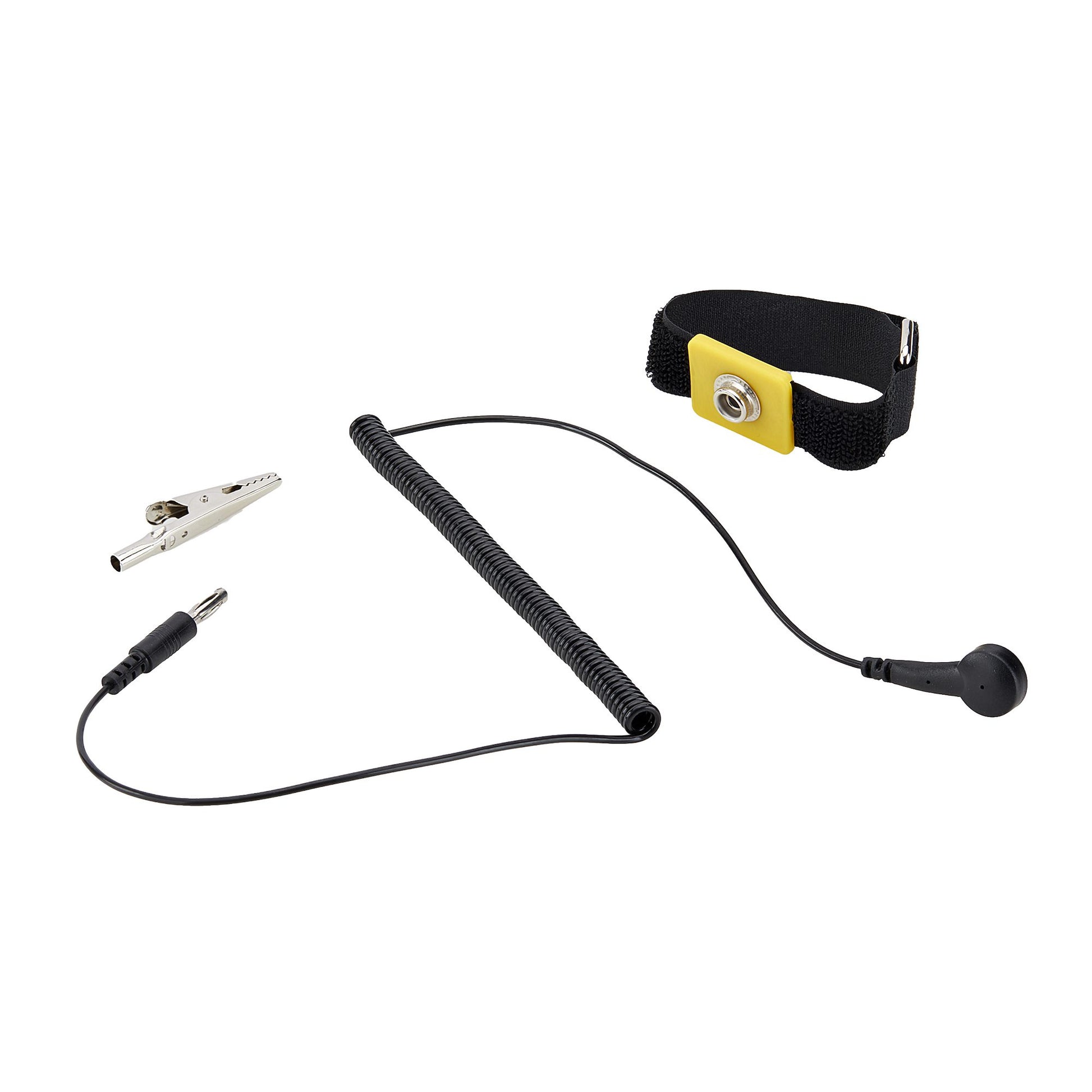 StarTech.com ESD-Handgelenkband – Einführungsresistanz 1 MΩ, Länge 1'500 mm, Stecker Banana/Alligator/Snap