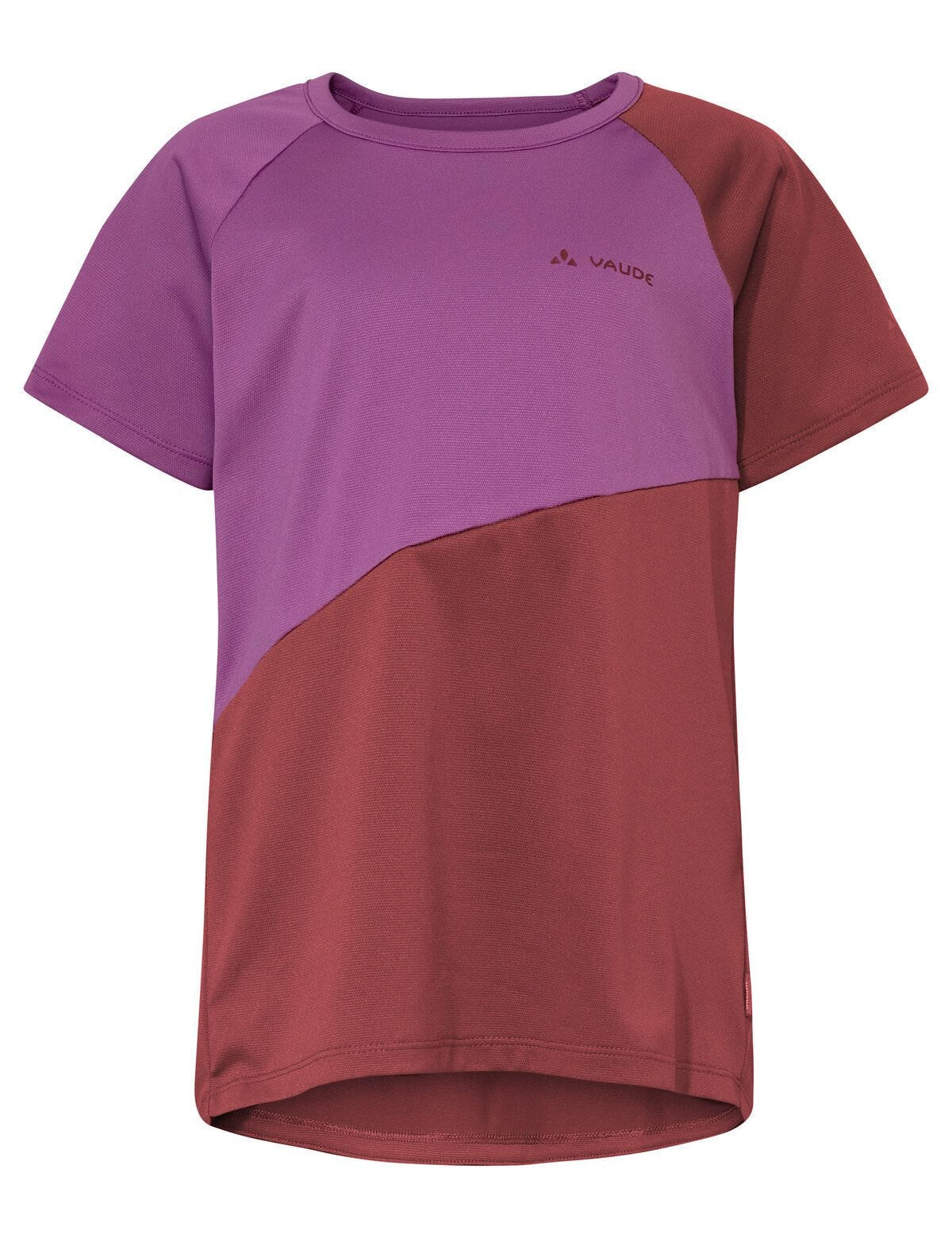 VAUDE Moab T-Shirt II – Kurzarm, Rundhals, reflektierend – Grösse 134–140 – Rot – 1 Stk.