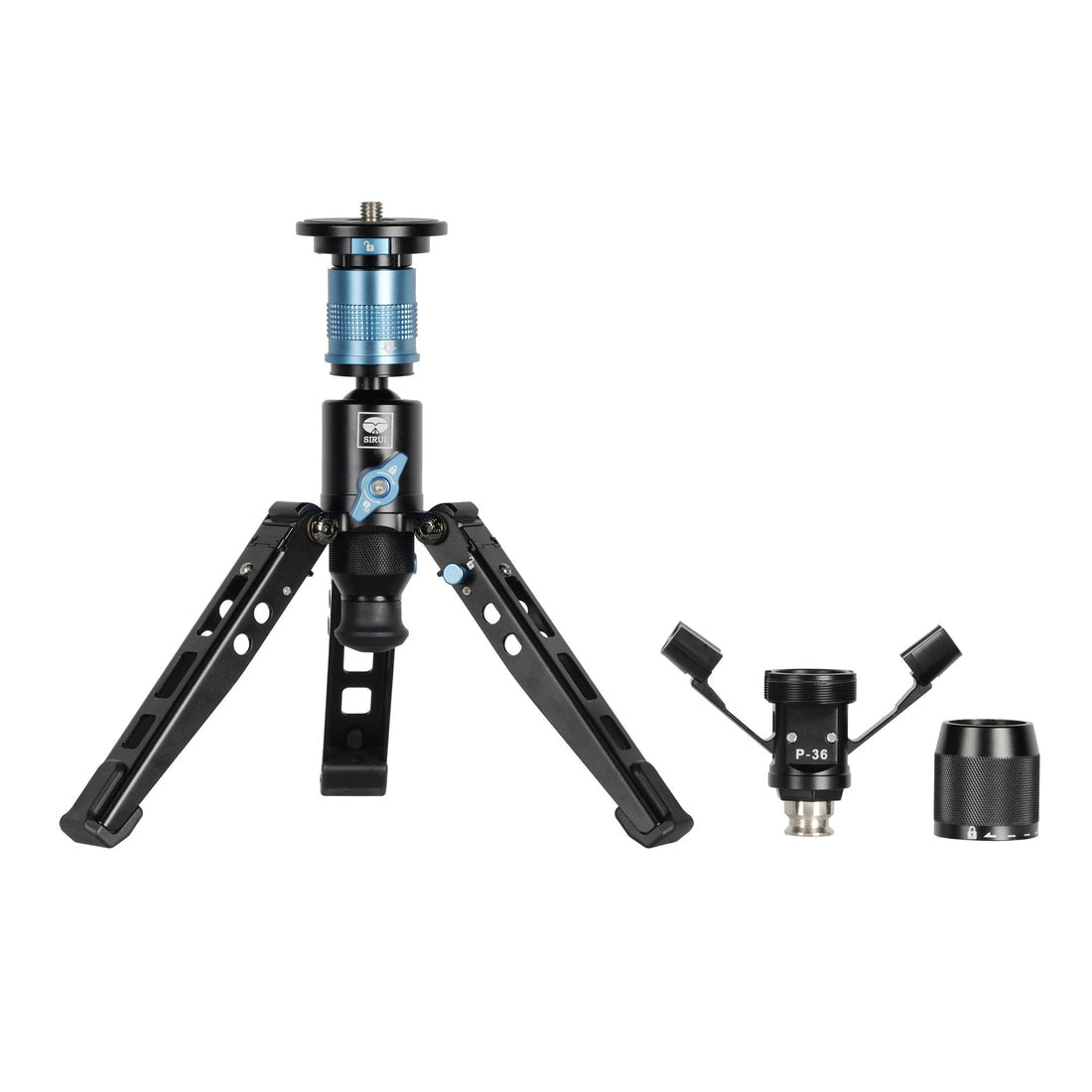 Sirui P-36 Adapter – 3-beinig, 10 kg Traglast – für P-306, P-326 – Schwarz
