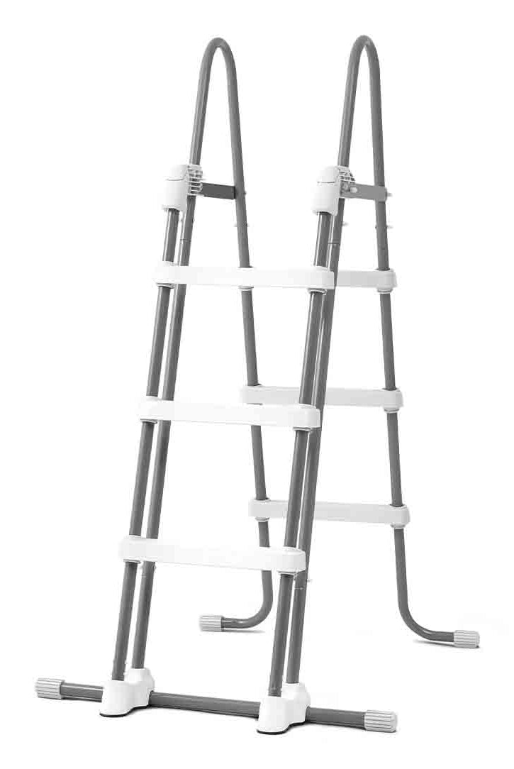 Intex 28075 Poolleiter – Abnehmbare Tritte – Für Poolhöhe bis 1'070 mm