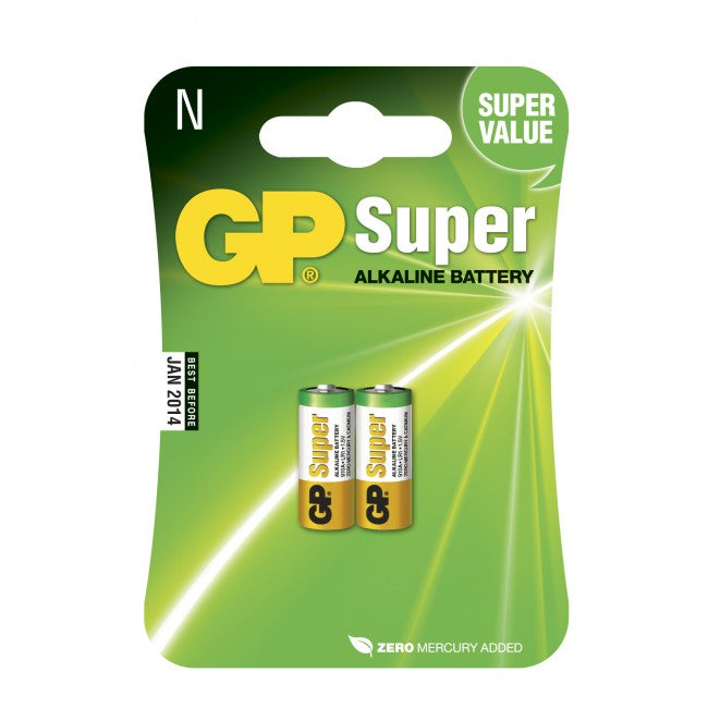 GP Batteries N (LR1) Batterien, Alkaline, 1,5 V – 2 Stk.