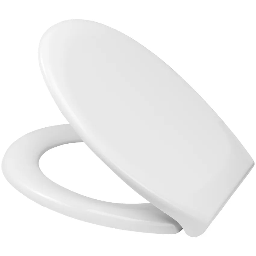 Diaqua Evia – WC-Sitz – Duroplast, weiss, verlängert, mit Deckel, 46,5 × 38,5 cm