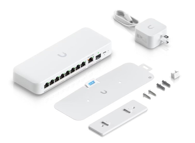 Ubiquiti Managed L2 Switch – 8× 2,5G + 1× 10G, 1× SFP+, PoE, Desktop