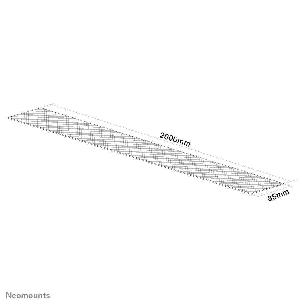 Neomounts Kabelschlauch – Ø 85 mm – 2 m – Kunststoff – Weiss, einstellbar, 1 Stk.