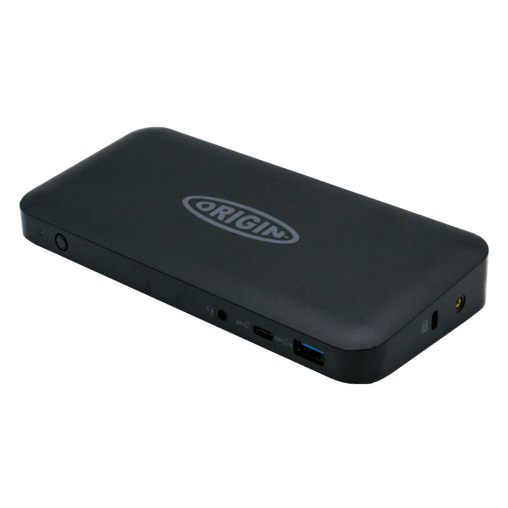 Origin Storage OSDOCK-USBC/EU Dockingstation – USB-C, 2× DP, 1× HDMI, 3× USB-A, 1× USB-C, 85 W PD, GbE
