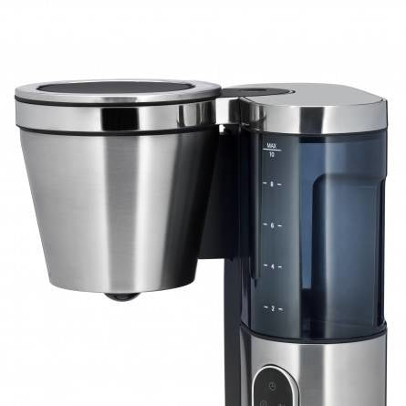 WMF Lumero Filterkaffeemaschine – 10 Tassen – 1,2 l – Edelstahl/Schwarz