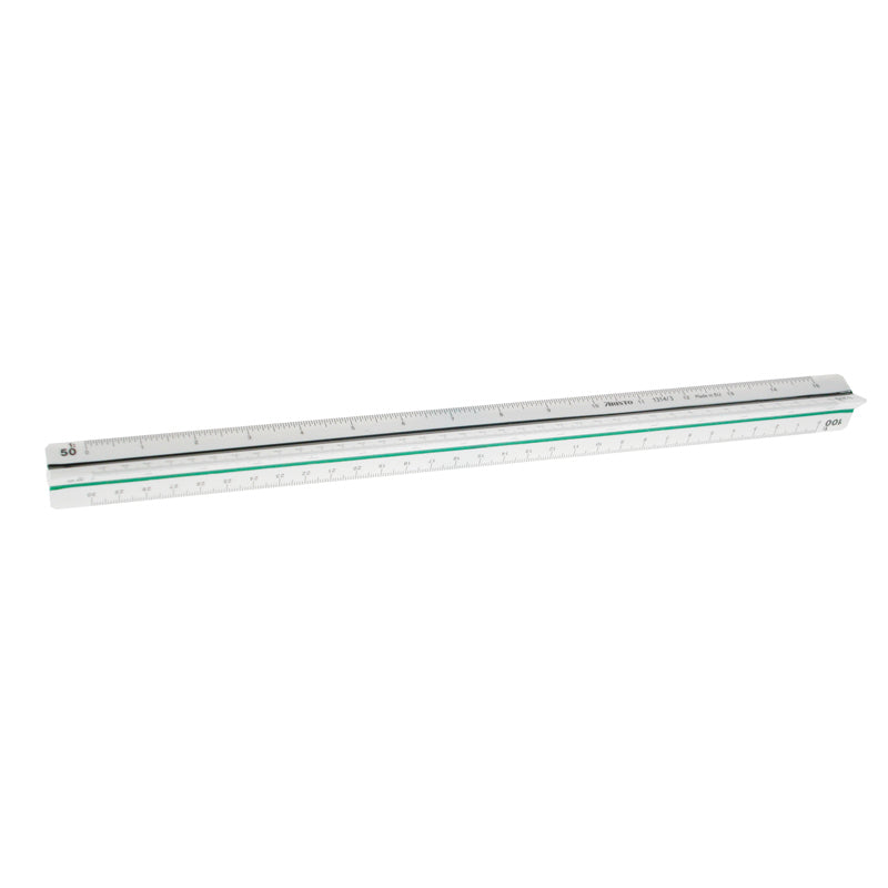 Aristo Reduktionsmassstab – 30 cm – Dreikant – Skalen 1:20–1:125 – Kunststoff