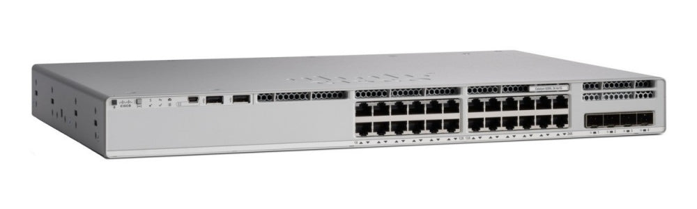 Cisco Catalyst 9200 – Managed Switch – 24×GbE, L3, PoE+, 1U