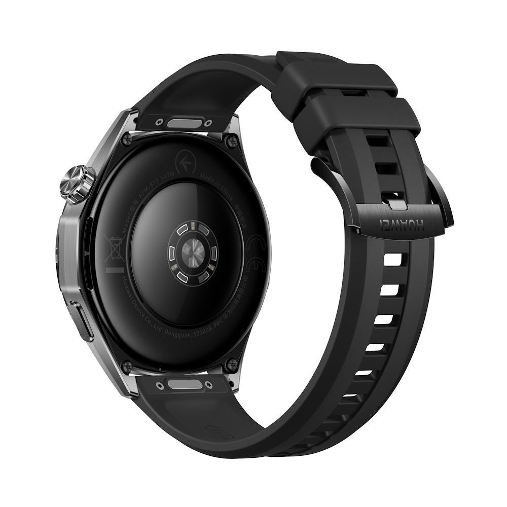 Huawei GT 6 41 mm – Edelstahl Schwarz, Sportband Schwarz, 50 m, für iPhone