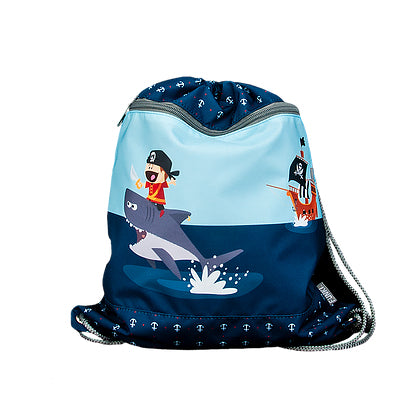Funki Sportbeutel – 12 l, Motiv Little Pirate, wasserabweisend, 36 × 42 cm