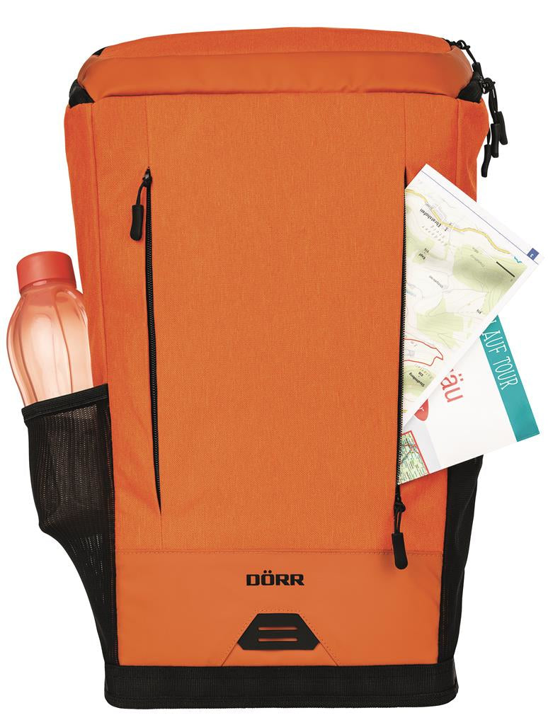 Dörr Stockholm Kamerarucksack – Polyester, Orange – Innenmasse 300 × 440 × 120 mm, Notebookfach für 17"