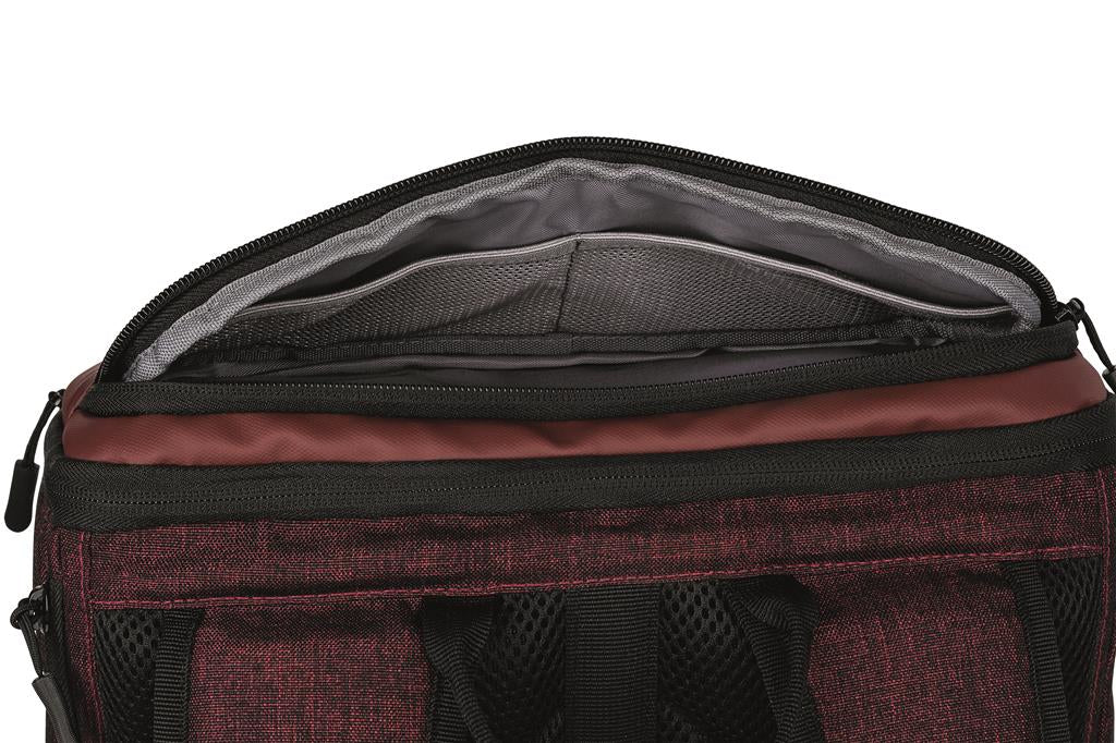 Dörr Stockholm Kamerarucksack – Polyester – Dunkelrot