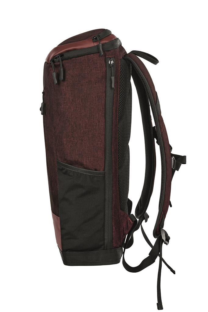 Dörr Stockholm Kamerarucksack – Polyester – Dunkelrot